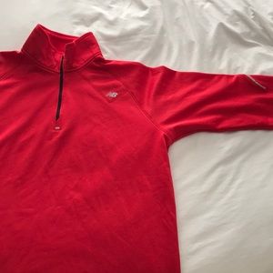 New Balance fleece lined half zip pull over